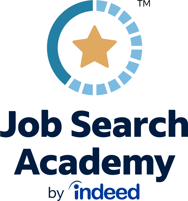 Job Search Academy by Indeed & [PARTNER NAME HERE] logo