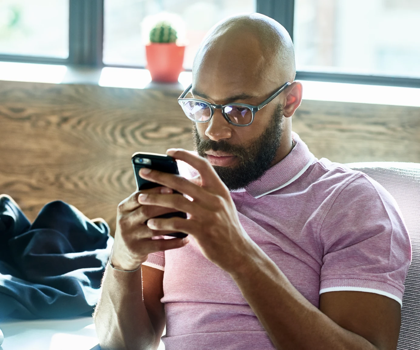 Person looking at their phone