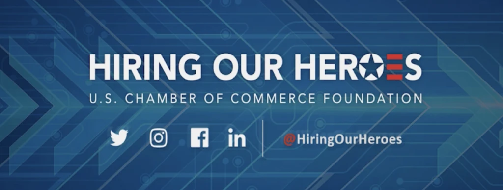 Hiring our heroes banner. U.S. Chamber of Commerce Foundation