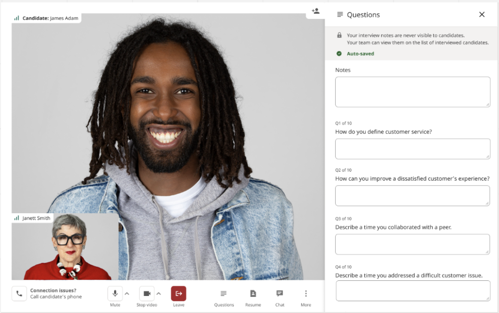 Conduct Structured Interviews on Indeed with Interview Guides