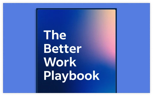 eBook cover for Indeed’s The Better Work Playbook
