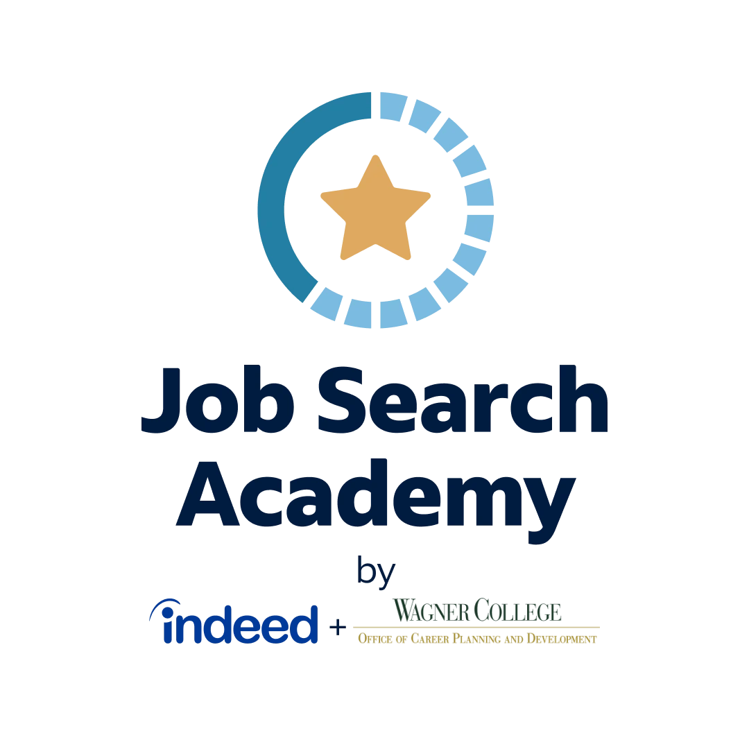 Job Search Academy by Indeed & Wagner College logo