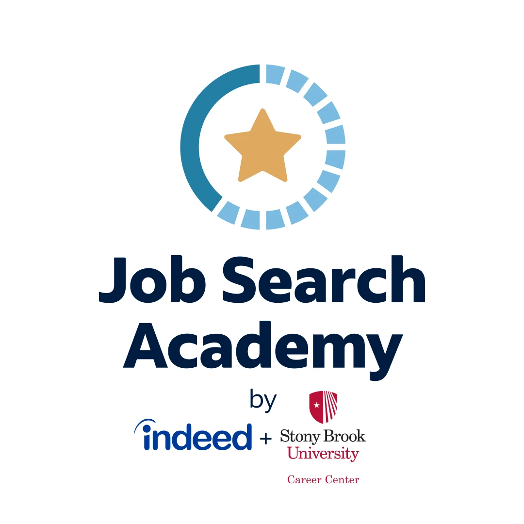 Job Search Academy by Indeed & Stony Brook University logo
