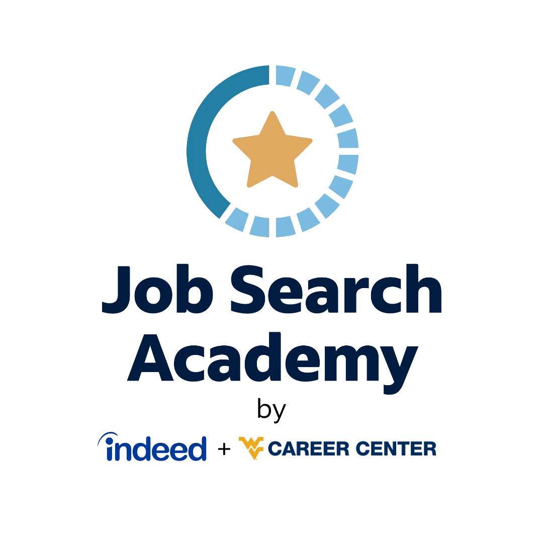 Job Search Academy by Indeed & West Virginia University logo