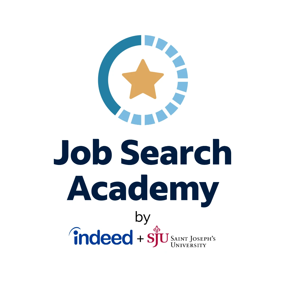 Job Search Academy by Indeed & Saint Joseph's University logo