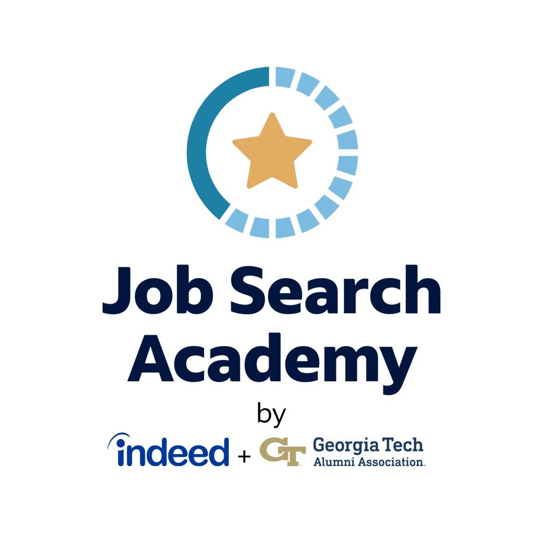 Job Search Academy by Indeed & Georgia Tech Alumni Association logo