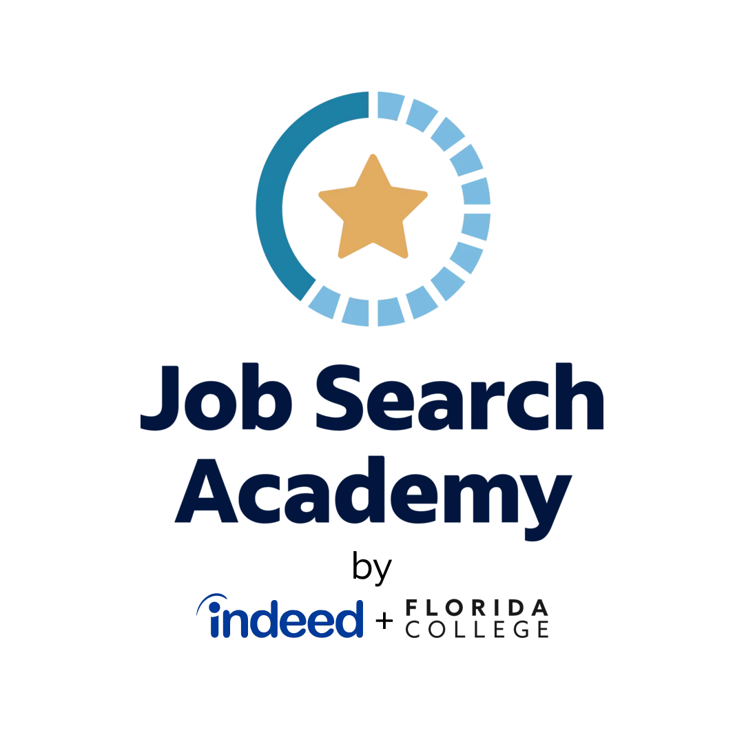 Job Search Academy by Indeed & Florida College logo