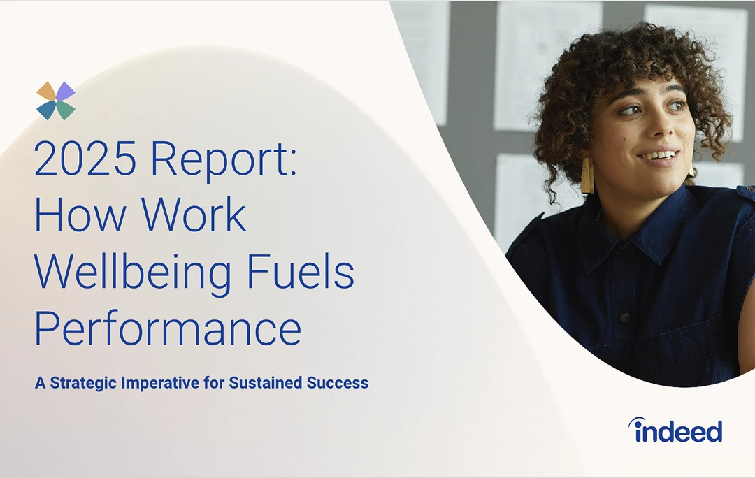 Cover image of the 2025 Work Wellbeing Report: How Work Wellbeing Fuels Performance.