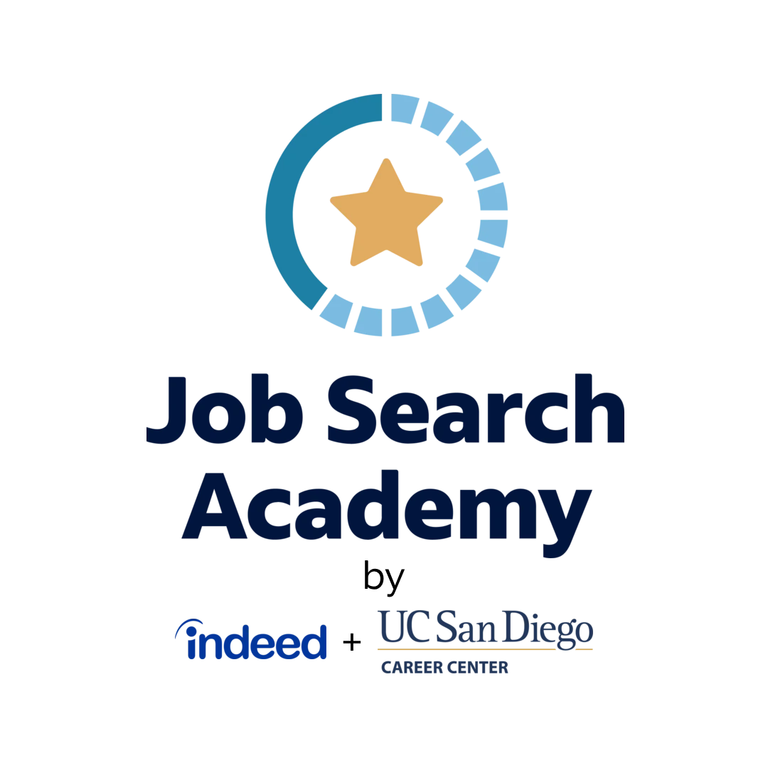 Job Search Academy by Indeed & University of California San Diego logo
