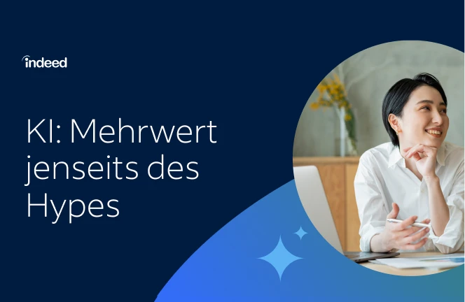 Vorschaubild des Berichts mit dem Titel „KI: Mehrwert jenseits des Hypes“ 