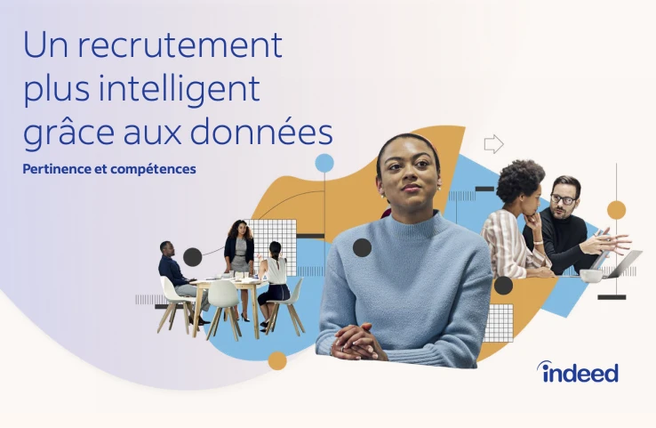 Couverture du rapport avec le titre « Un recrutement plus intelligent grâce aux données » et le sous-titre « Pertinence et compétences »