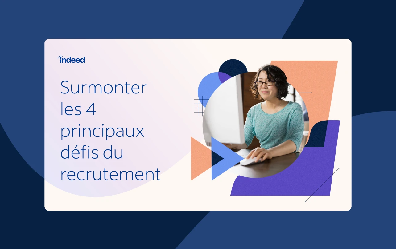 Vignette du guide affichant le titre « Surmonter les 4 principaux défis du recrutement » 