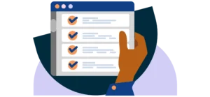 Responsable RH consultant sur son ordinateur une liste de candidatures avec des statuts comme Active, À examiner, Examinée et Refusée