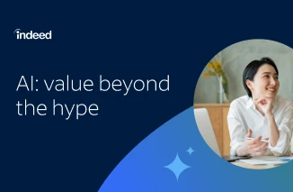 Thumbnail of report showing the title ‘AI: value beyond the hype’ 