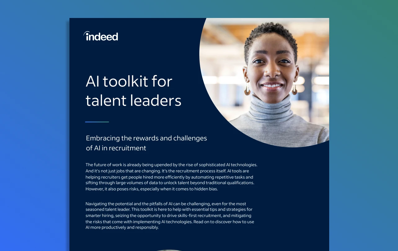 Thumbnail of cover page showing title ‘AI toolkit for talent leaders’