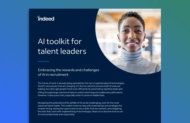 Thumbnail of cover page showing title ‘AI toolkit for talent leaders’
