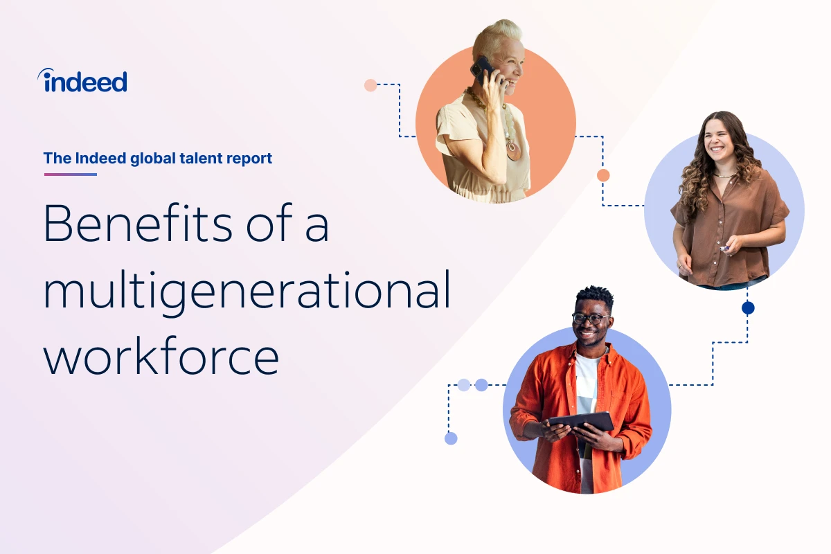 Thumbnail of executive summary showing title ‘Benefits of a multigenerational workforce’
