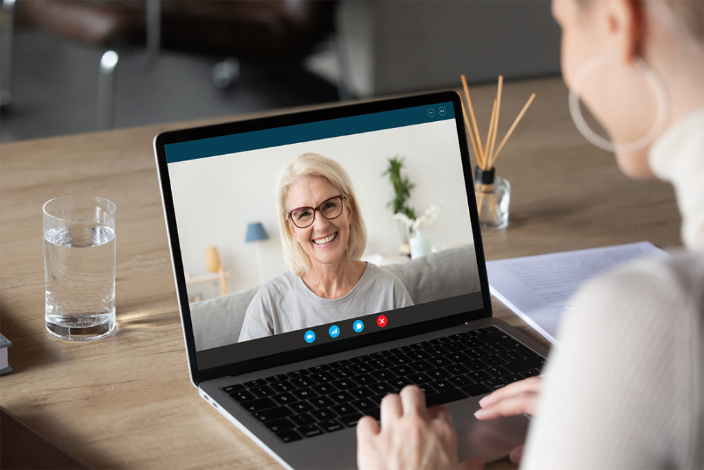 Virtual hiring events screenshot