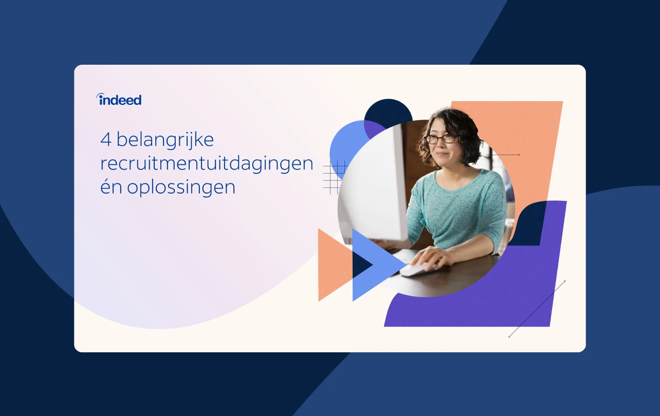 Miniatuur van gids met de titel ‘4 belangrijke recruitmentuitdagingen én oplossingen’ 