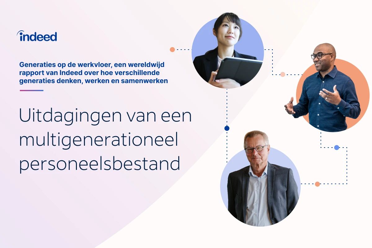 Miniatuur van infographic met de titel 'Uitdagingen van een multigenerationeel personeelsbestand'