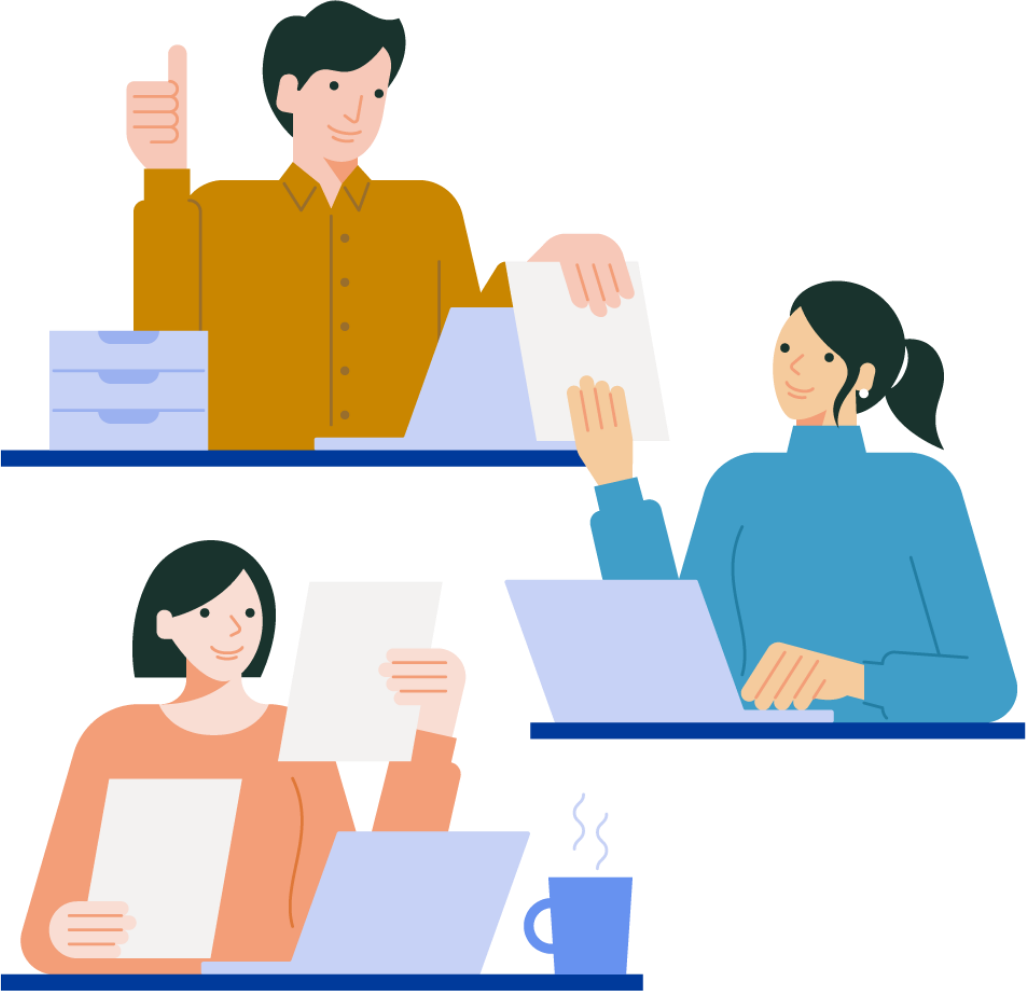 自社内での採用基準が明確化され、採用活動が属人的ではなくなったイメージ