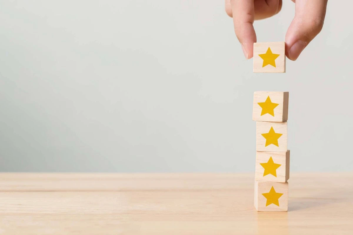 5つのポイントの抽象的なイメージ