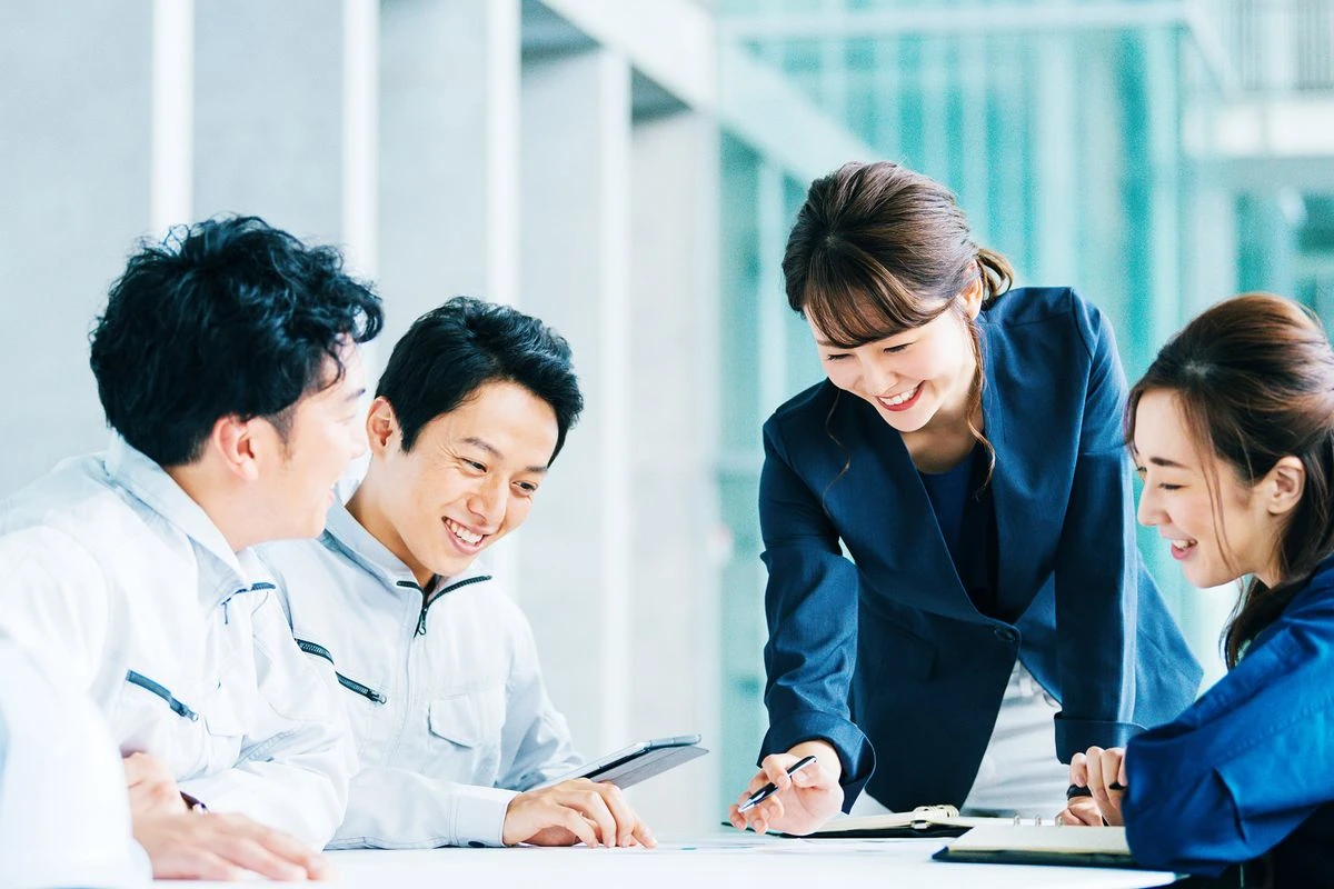 ミーティングをしている様子