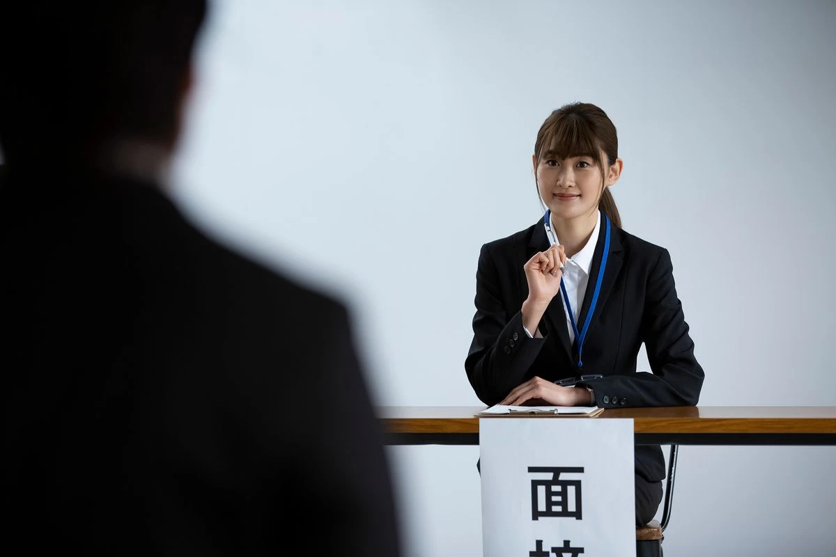 面接をしているイメージ