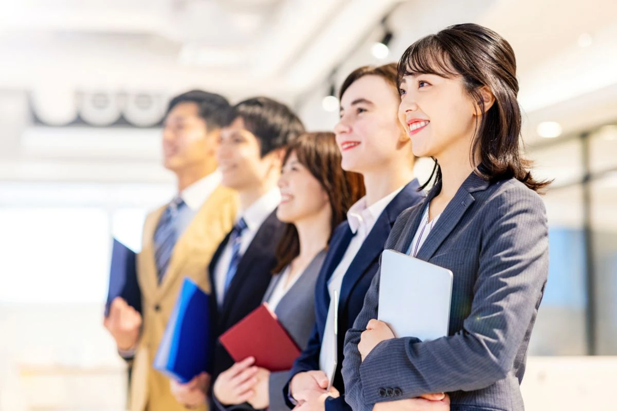 笑顔の社員のイメージ