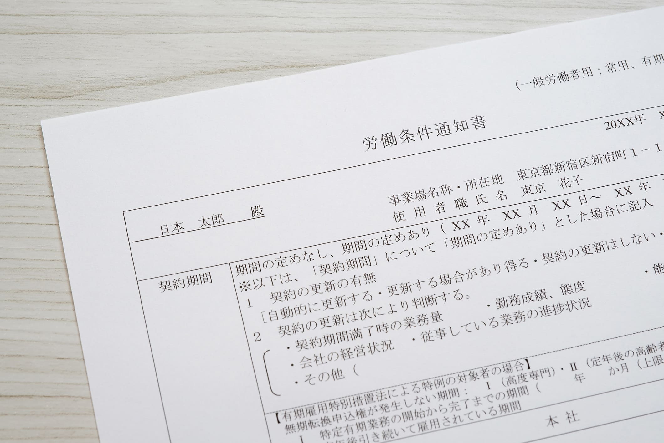 労働条件通知書とは？ 雇用契約書との違いやトラブルへの対策
