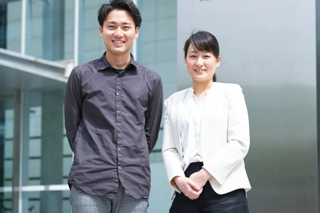 （左）森下航さん、（右）種子島由子さん