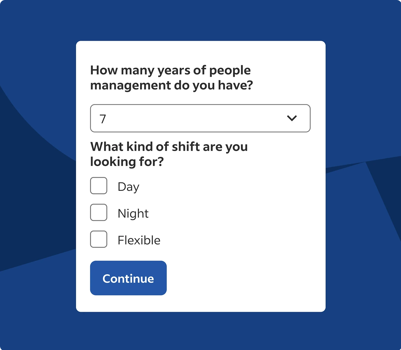 A graphic of an online form with fields, checkboxes, and a button