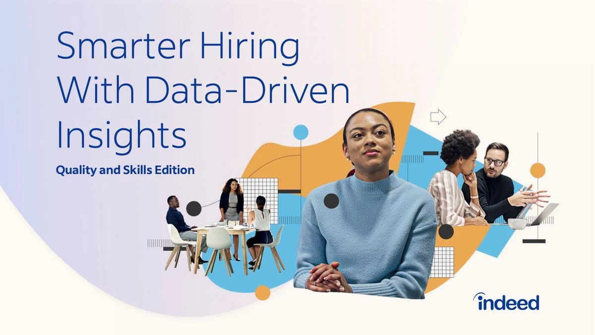 Cover of report showing title ‘Smarter Hiring With Data-Driven Insights’ and subtitle ‘Quality and Skills Edition’