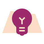 Icon of a lightbulb symbolizing opportunities to learn at work.