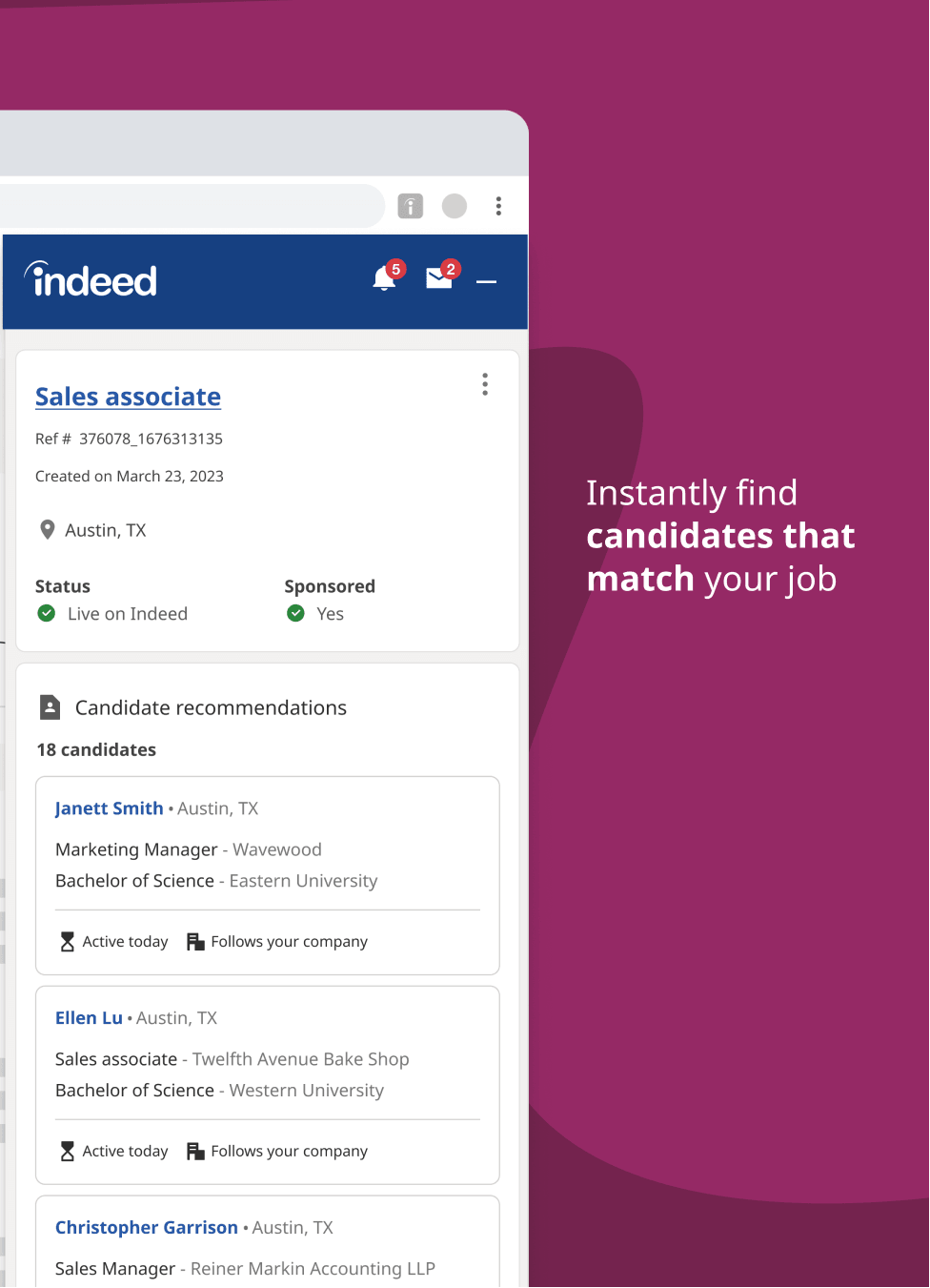Indeed Recruiter Extension Chrome extension for recruiters