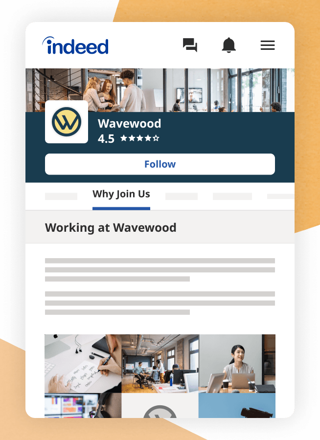 Indeed Company Pages Premium Branding for employers
