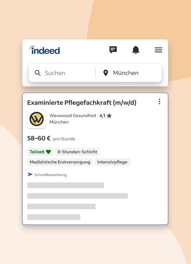 Top-Arbeitgeber-Stellenanzeige mit Unternehmenslogo zeigt den Unterschied zu Stellenanzeigen von Wettbewerbern