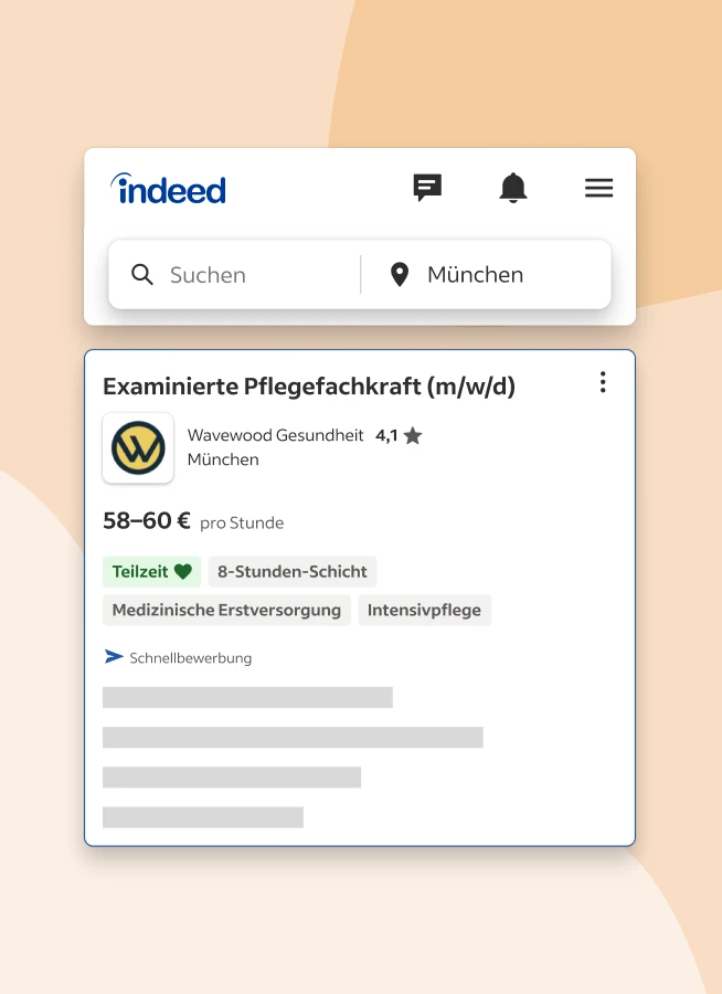 Top-Arbeitgeber-Stellenanzeige mit Unternehmenslogo zeigt den Unterschied zu Stellenanzeigen von Wettbewerbern
