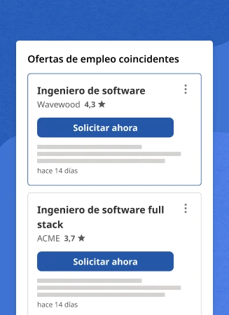 Indeed muestra de forma destacada sus ofertas de empleo a los candidatos adecuados.