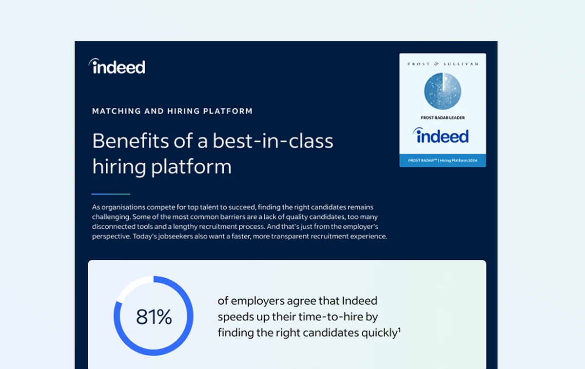 Executive Summary: Benefits of a best-in-class hiring platform | Indeed