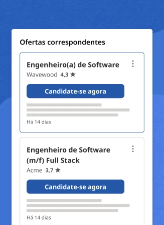As suas ofertas com candidatos correspondentes são apresentadas a candidatos relevantes na Indeed.