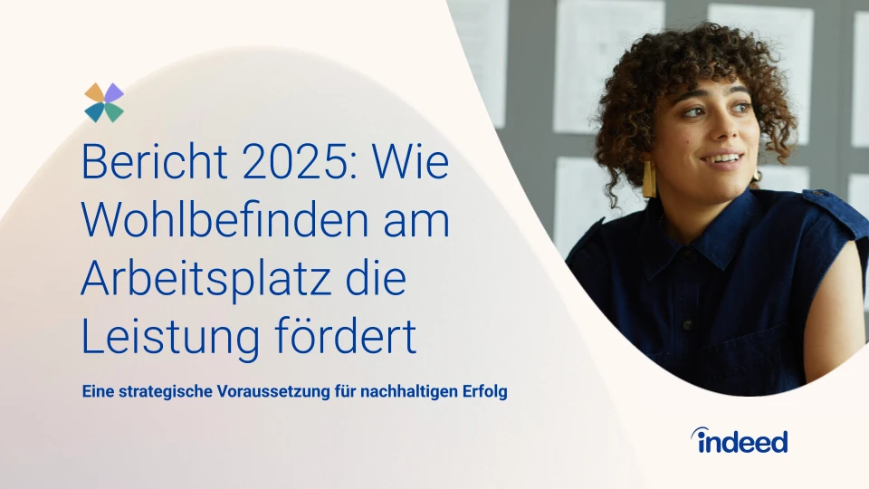 Titelblatt des Work Wellbeing Report 2025: Wie Wohlbefinden am Arbeitsplatz die Leistung fördert