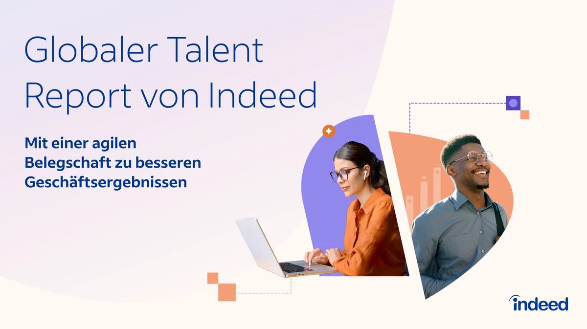 Forschungsbericht, der eine Mitarbeiterin und einen Mitarbeiter zeigt, die in einem agilen Arbeitsumfeld erfolgreich ihrer Tätigkeit nachgehen.