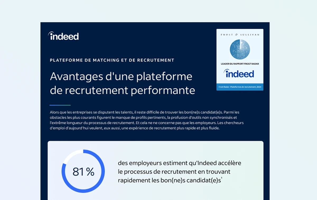 Vignette du résumé affichant le titre « Avantages d'une plateforme de recrutement performante » 