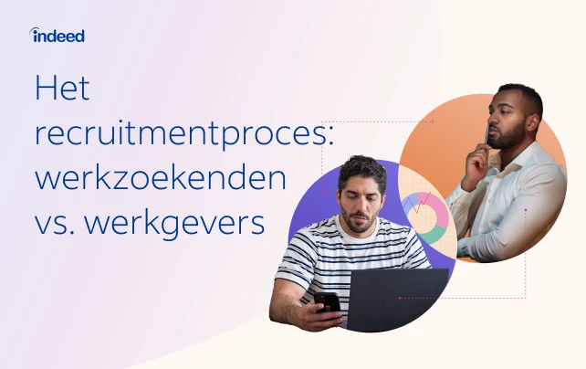 Infographic waaruit blijkt dat werkzoekenden en werkgevers niet op één lijn zitten in het recruitmentproces
