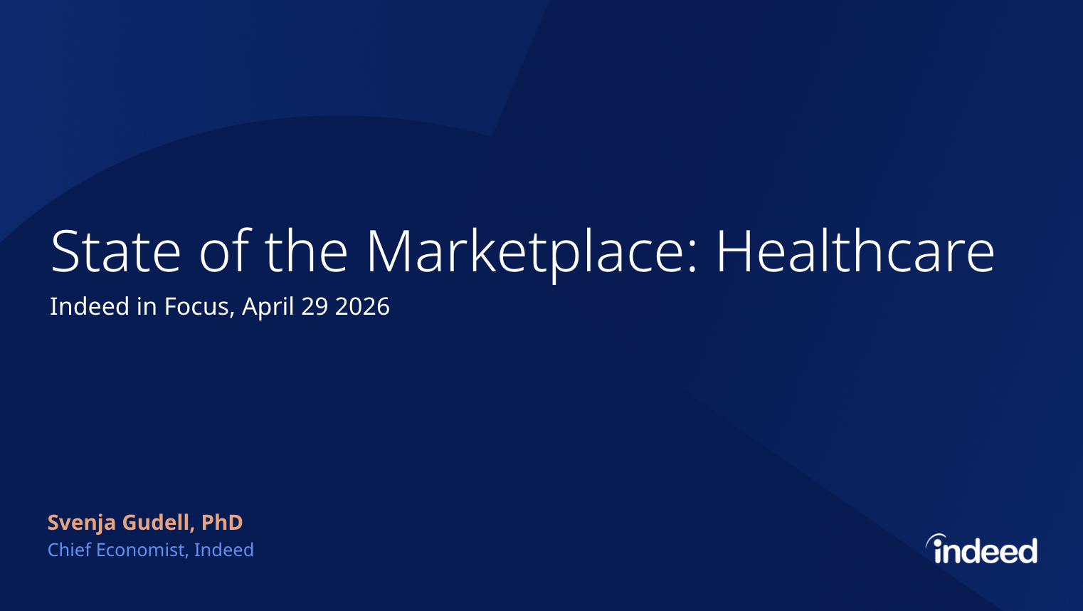 Title slide for a presentation titled 