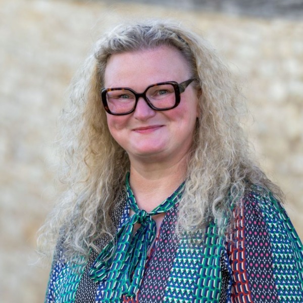 Ute Neher looking at the camera