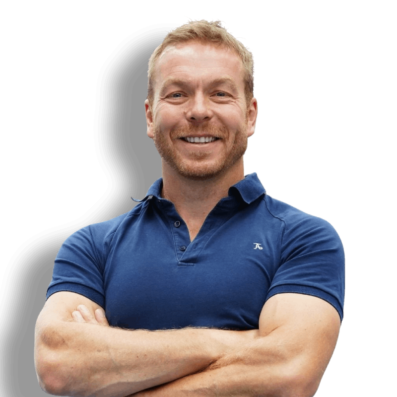 Headshoto photo of Sir Chris Hoy looking at the camera